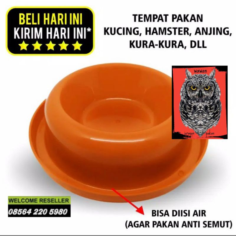 tempat makan kucing, hamster, anjing dll