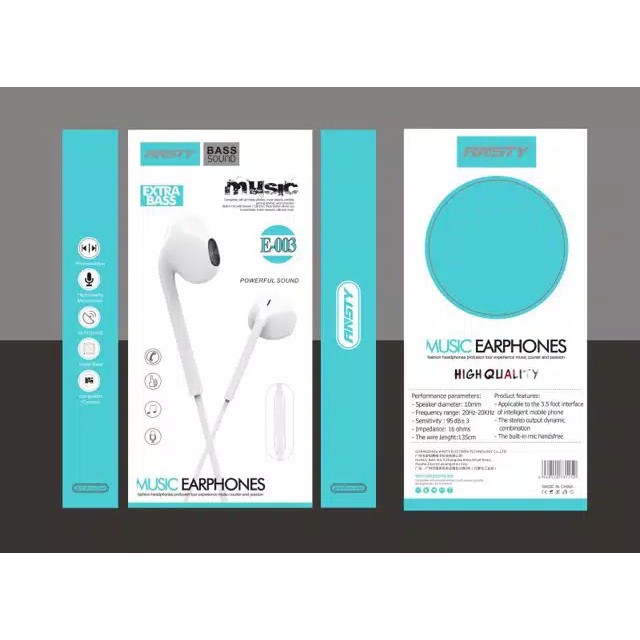 Headset premium bass over basshead  hansfree earphone