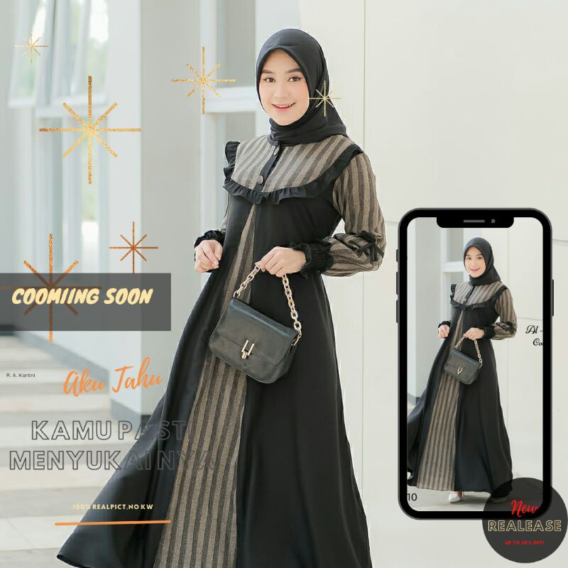 MODEL TERBARU AURA DRESS ORI AL HASAN
