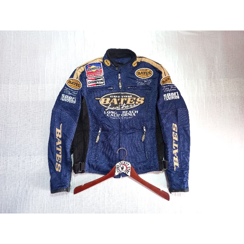 Jaket motor vintage bates