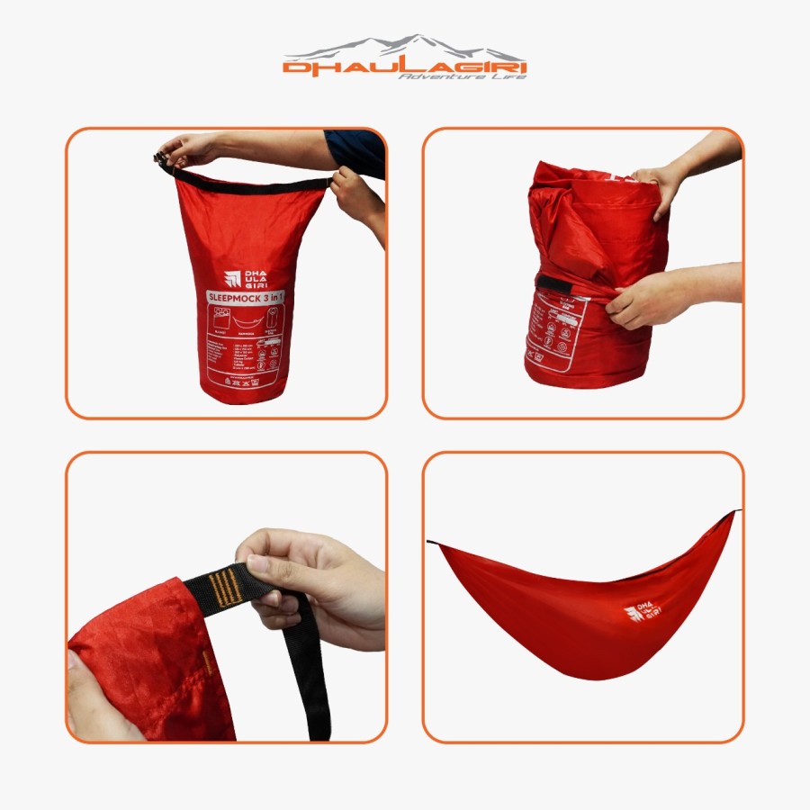 Sleeping Bag Hammock Sleepmock 3in1 Dhaulagiri Ayunan Multifungsi