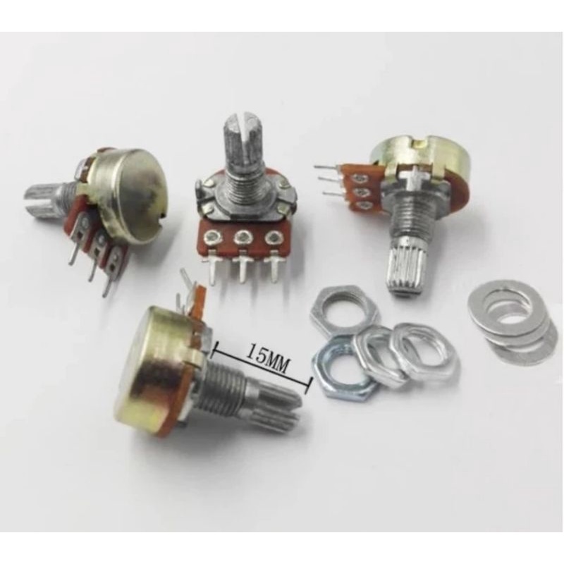 potensio potensiometer potentiometer b20k 20k ohm mono