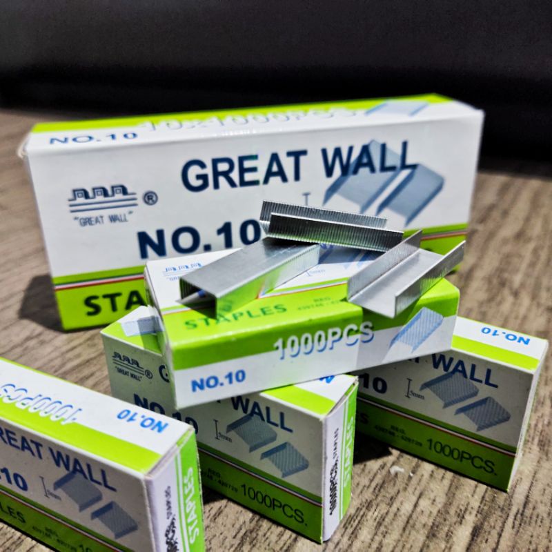 

Isi Staples Stapler Kecil no 10 Great wall Yoeker Murah /refil staples