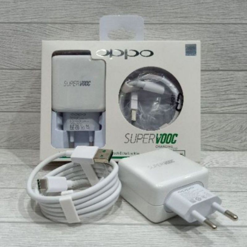 Charger Oppo Super Vooc Type C 5A OPPO R17 RENO 2 2F 3 3 PRO 3PRO