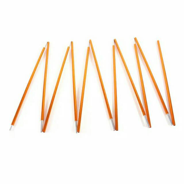 Paket frame alloy 2 komplit 4m ujung frame dan tali tenda dome aluminium