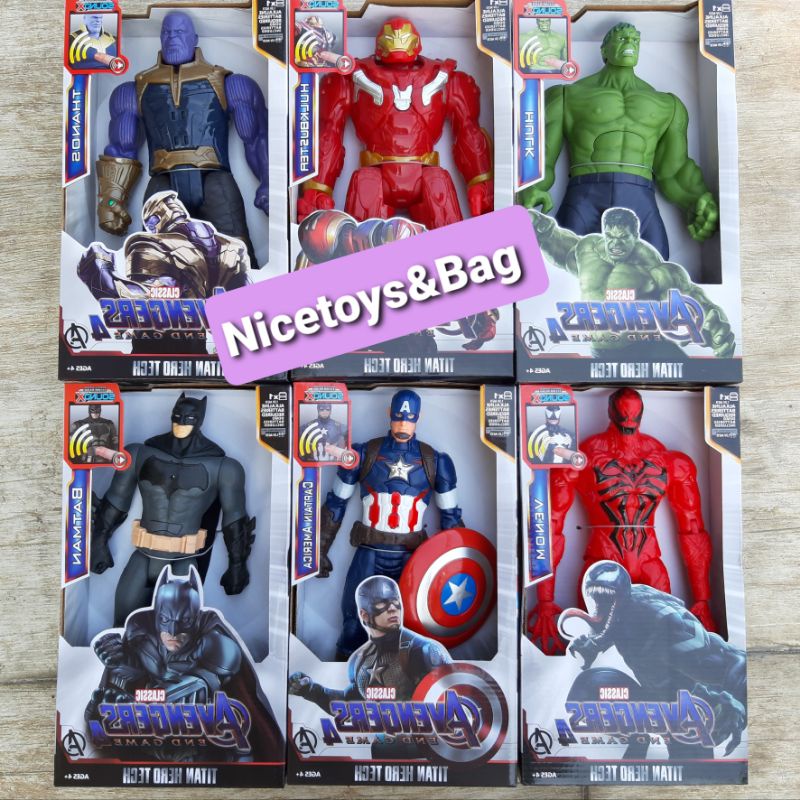 Avenger action figure Batman captain amerika 30cm