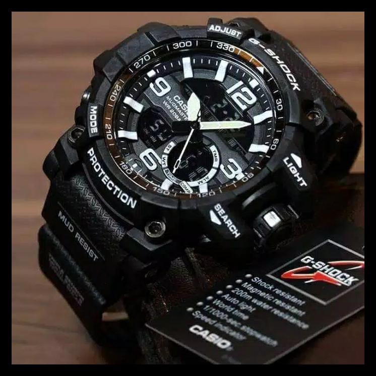 Indh FREE BOX DAN BATREI CADANGAN JAM TANGAN PRIA G SHOCK GPW1000 - List Putih MURAH Kode 1404