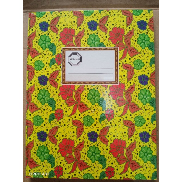 

BUKU TULIS KWARTO HARD COVER 100 LEMBAR