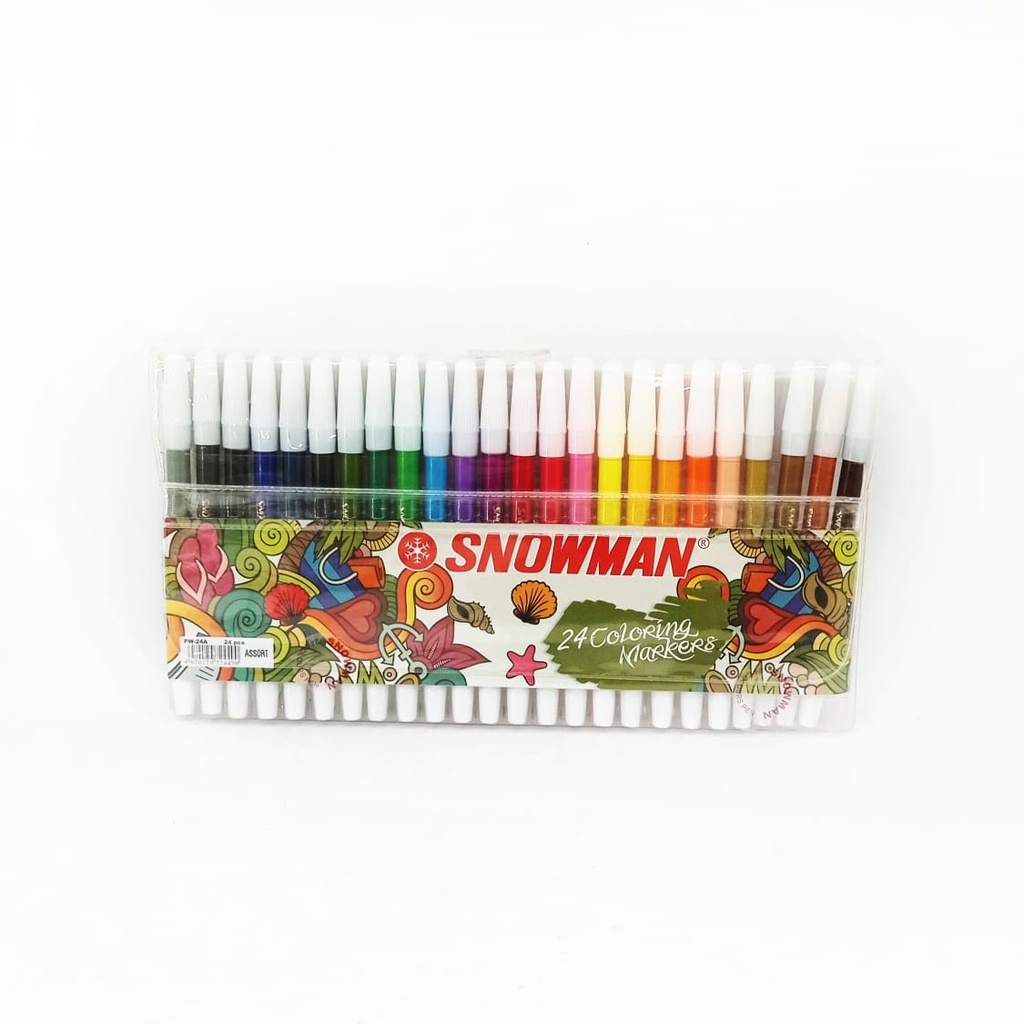

spidol 24 warna snowman kecil