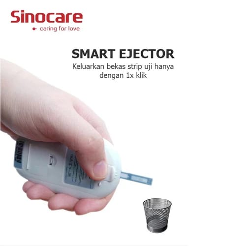 Sinocare Safe-Accu Alat Cek Gula Darah (Hanya alat)