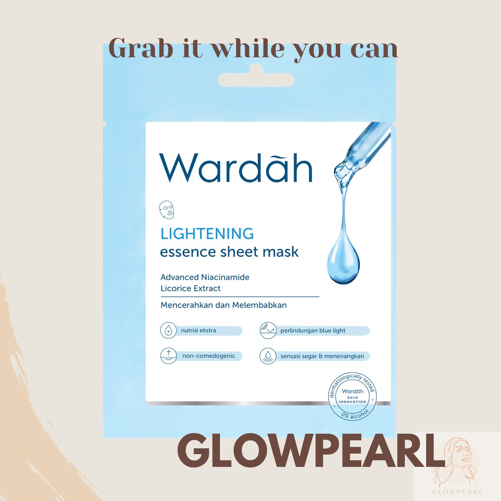 Wardah Lightening Essence Sheet Mask (GWP)