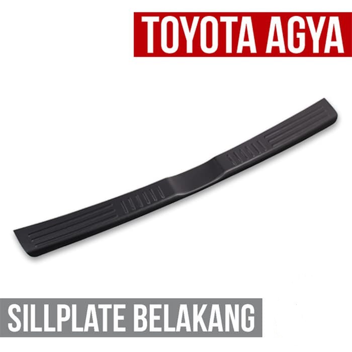 Sillplate Belakang Hitam Agya Ayla JSL Mobil sill plate / Rear Scuff Plate Black