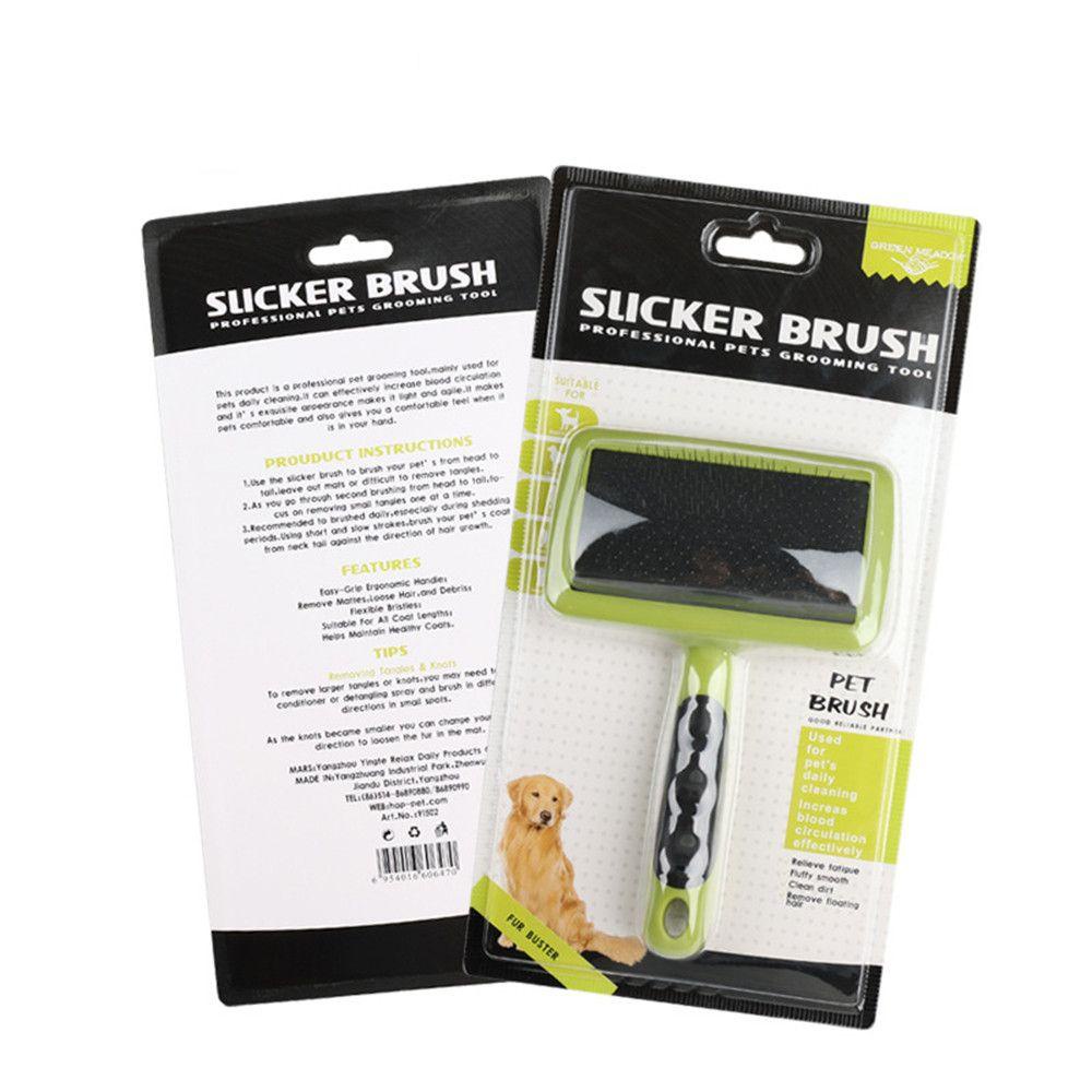 Solighter Sisir Grooming Bulu Kucing Peliharaan Bahan Stainless Steel Tahan Lama