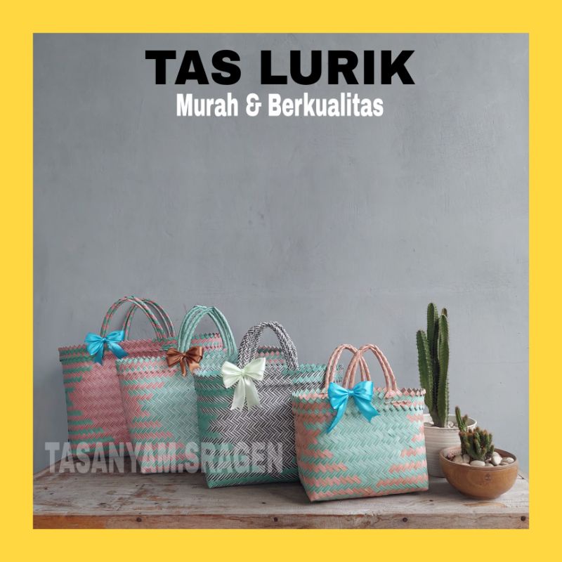 Jual Tas Anyam Plastik Lurik Produksi Sendiri Tas Hantaran Tas Hampers Tas Belanja Tas Parcel