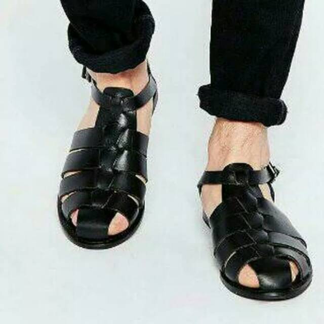 Sendal Pria / Sendal Gladiator Pria / Sendal Pria Kulit