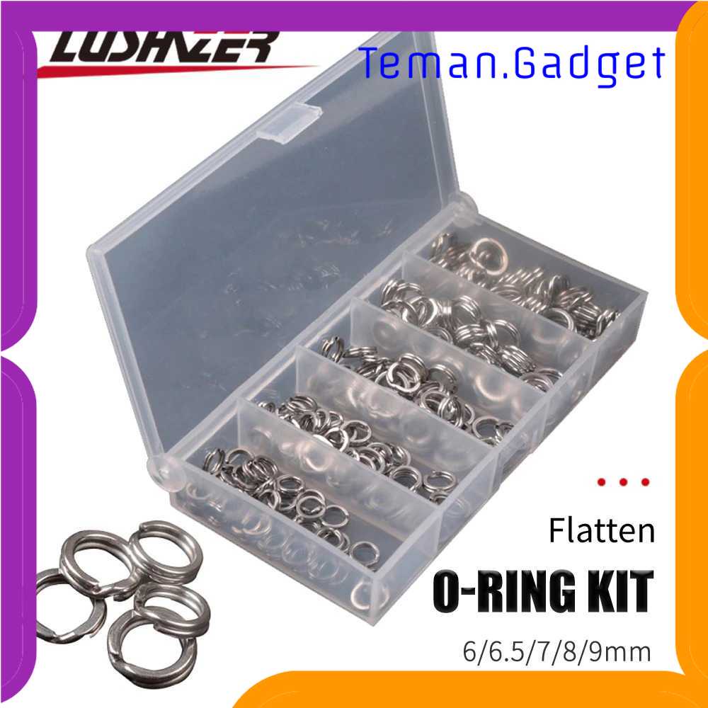 TG-IF LUSHAZER Cincin Konektor Umpan Pancing Split Ring 200PCS - LSH01