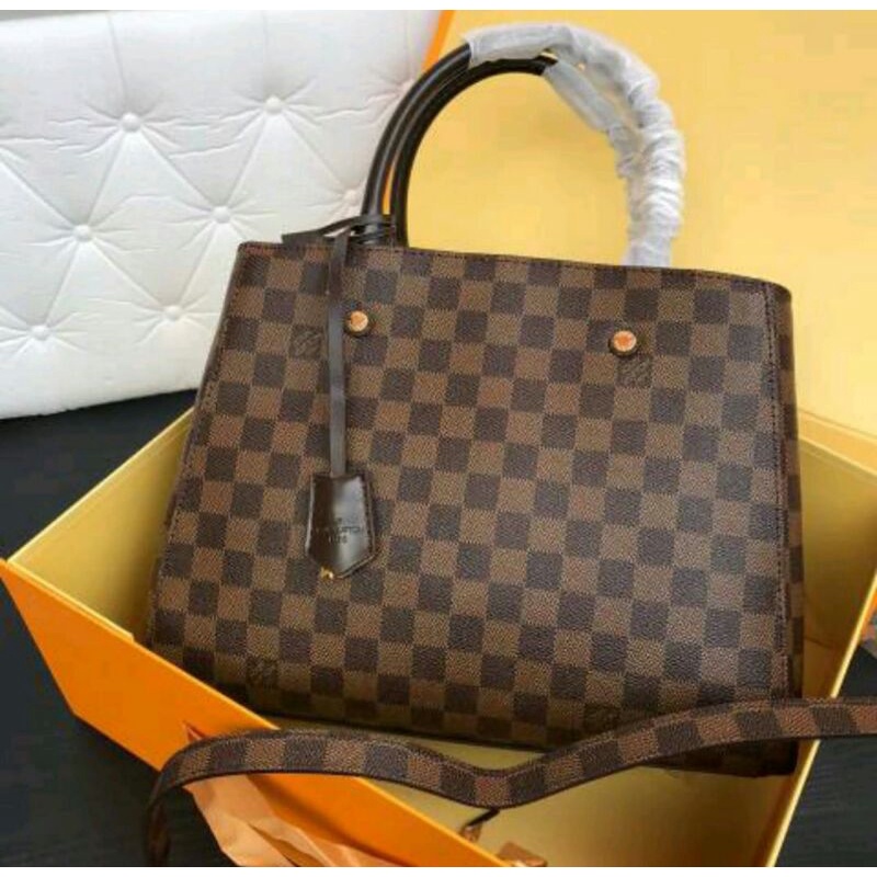 LV Montaigne Damier Brown