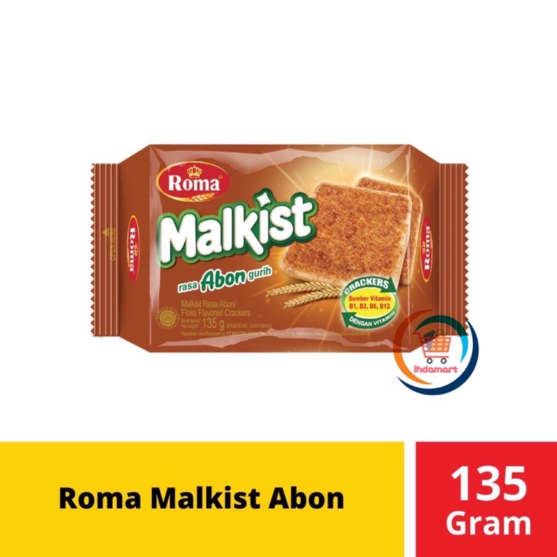 Roma Malkist Crackers / Coklat /  Abon