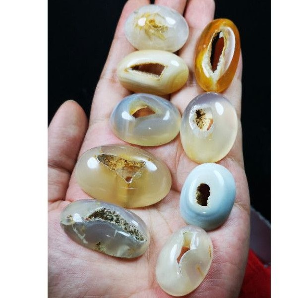 TERMURAH TERBARU COD Natural Batu Akik Combong Big Size High Top Colour High Quality