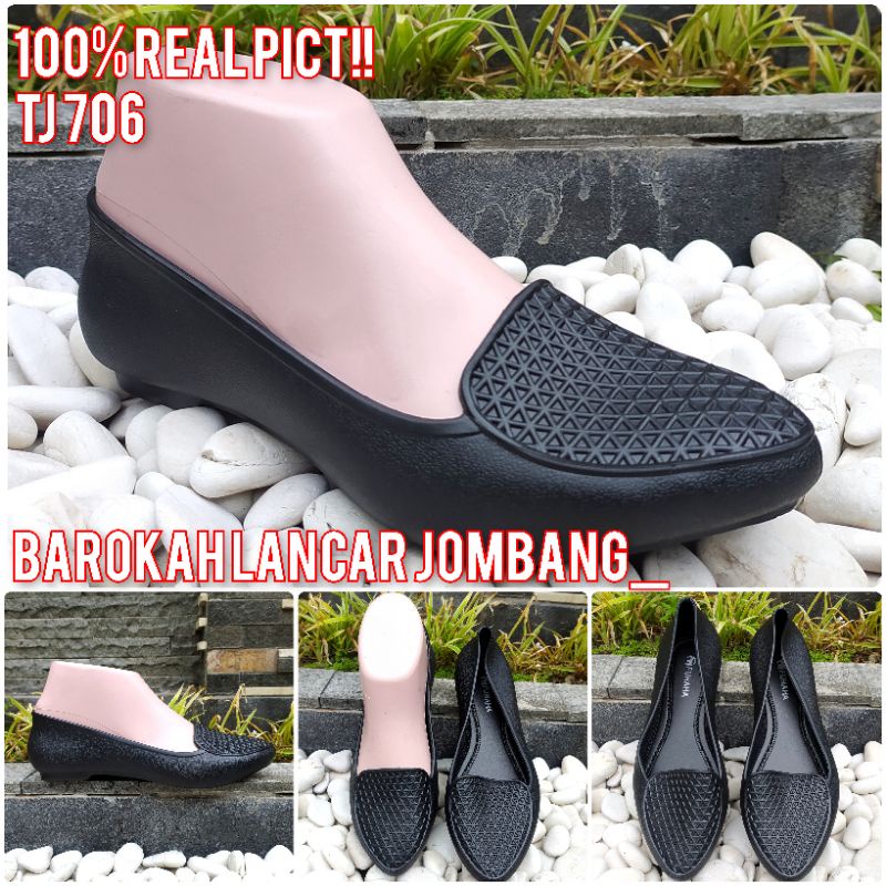 SEPATU PANTOFEL KARET WANITA FUHAHA TJ 706 SIZE 36-40