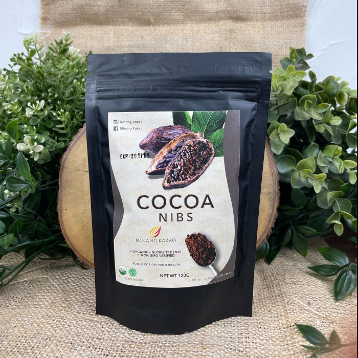 

Organic Cocoa Nibs 300 gram Minang Kakao