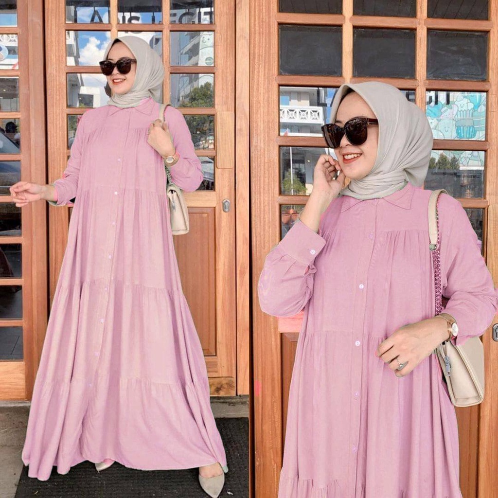 Dress Kondangan Muslim Wedding Dress Matt Rayon Premium