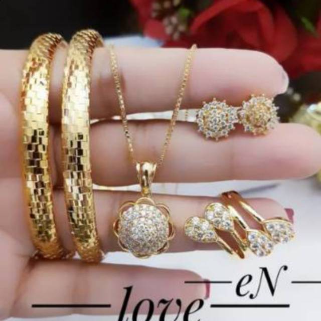 Xuping set perhiasan lapis emas 24k 3006a