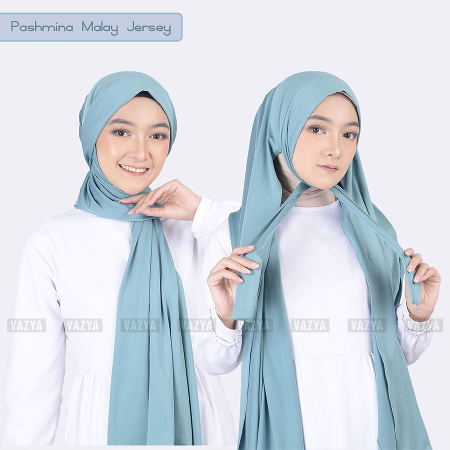 Pashmina Instant Malay Tali Ikat Jersey