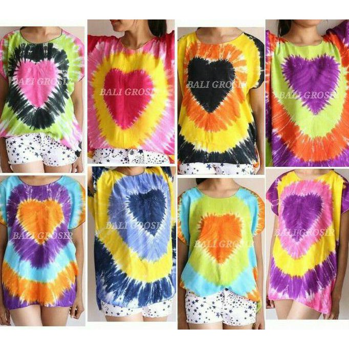 BAJU KAOS PELANGI BALI