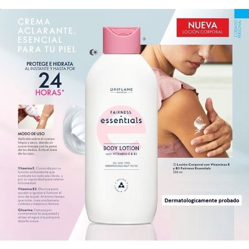 Glow Essentials Body Lotion with Vitamins E &amp; B3