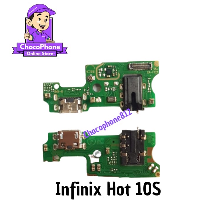 Konektor Cas Charging Board Infinix Hot 10S Papan Cas Original