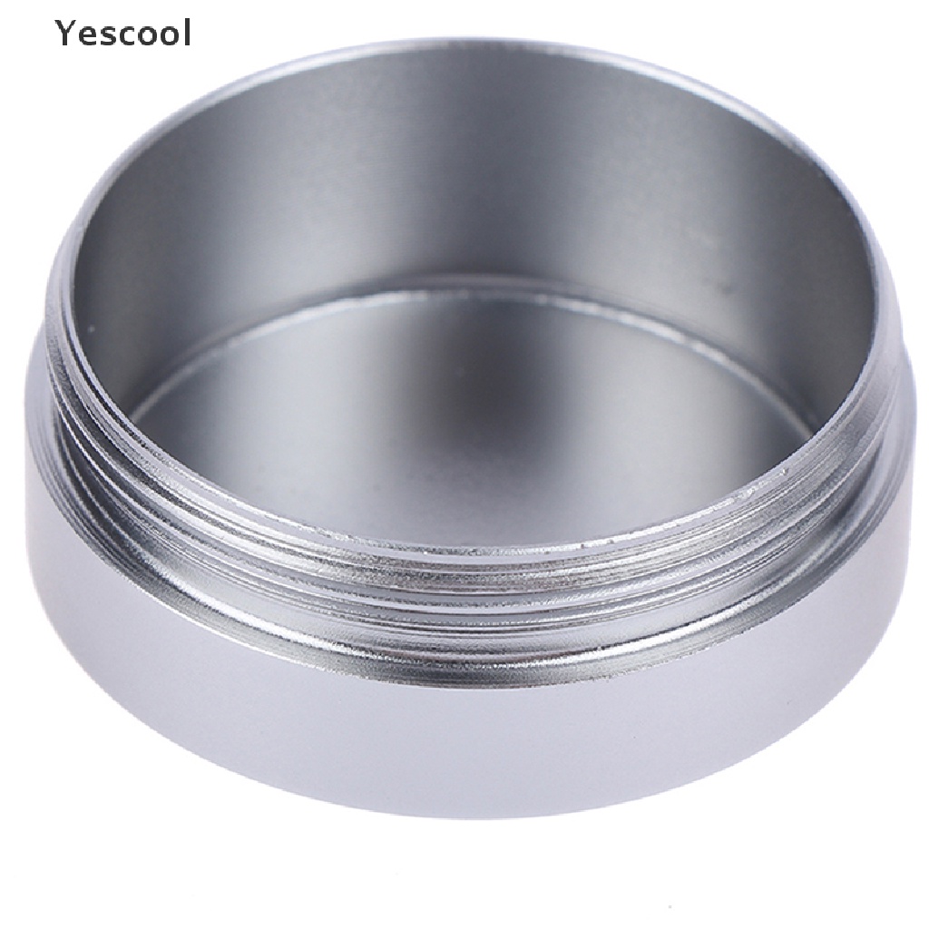 Yescool 1pc Toples Teh Herbal Kedap Udara Bahan Aluminum Warna Silver