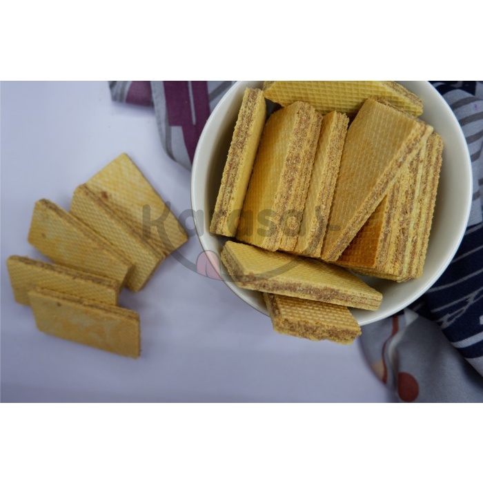 

Wafer 250gr - Snack Wafer Rasa Coklat & Kacang - Karasa