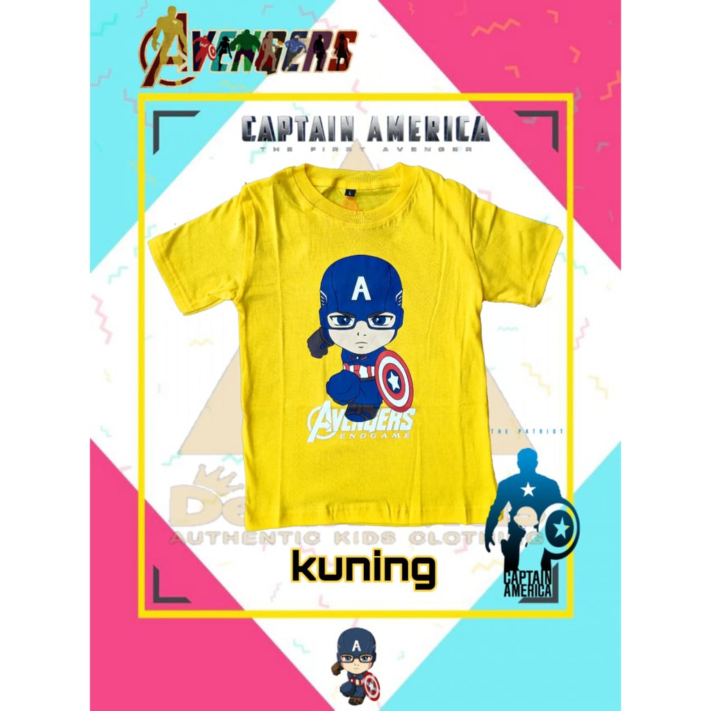 Konveksi Baju Anak Kaos Anak Superhero Karakter Lucu Murah Original