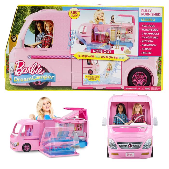 Barbie Playset Dream Camper Mattel Original Rumah Barbie House Shopee Indonesia