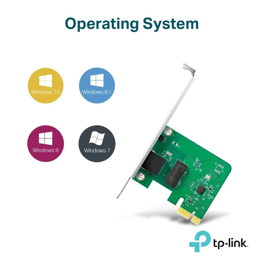 TP-LINK TG-3468 GIGABIT PCIE ADAPTER / CARD NETWORK / LAN CARD ETHERNE