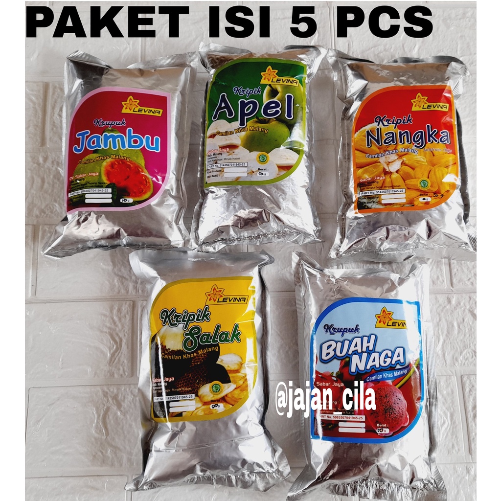 

PAKET ISI 5 BUNGKUS KERIPIK BUAH DAN KRUPUK BUAH