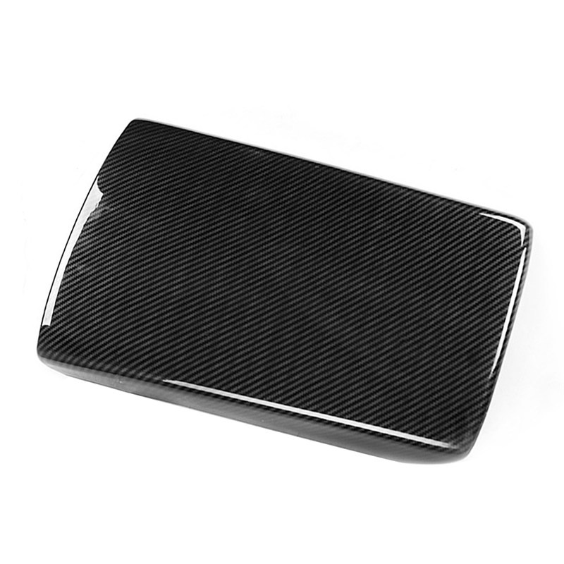 TK Carbon Fiber Central Control Armrest Cover Interior Decoration Hand Cushion For Honda Accord 10th 2018 - 2020