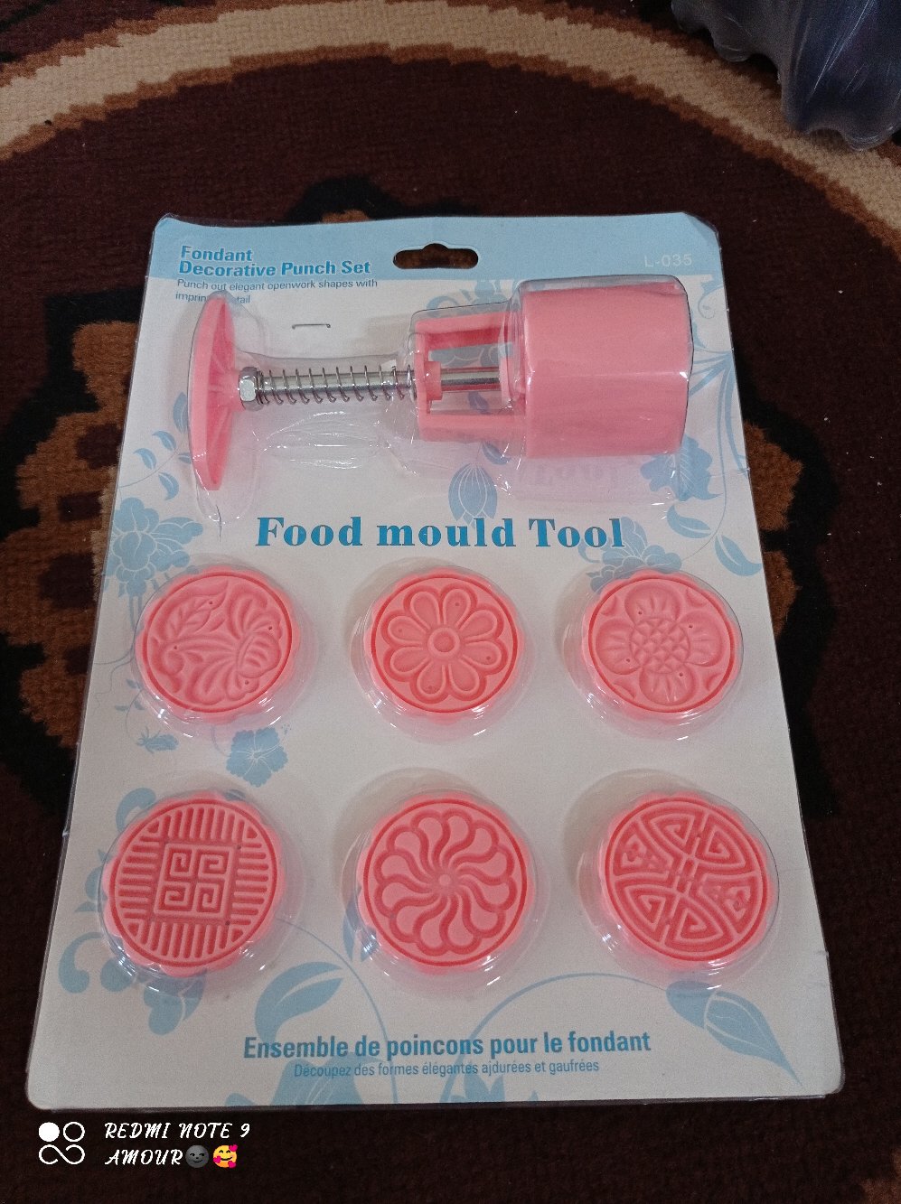 Cetakan Kue Mooncake / Fondant Decorative Punch Set