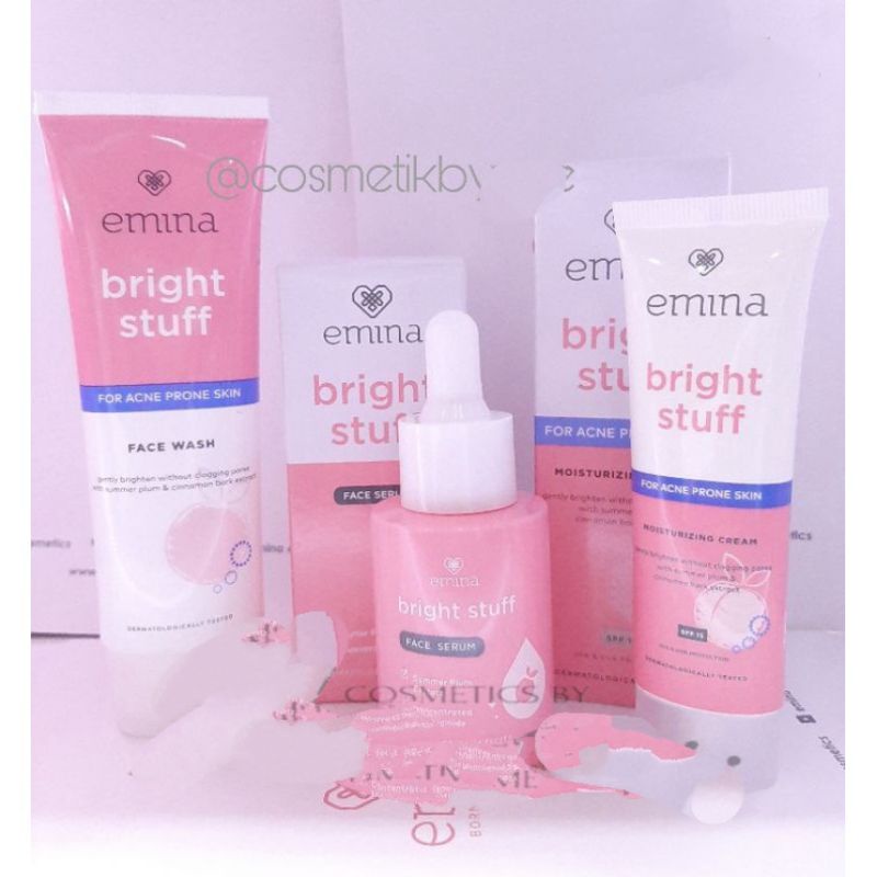 Emina Paket Bright Stuff For Acne Prone Skin