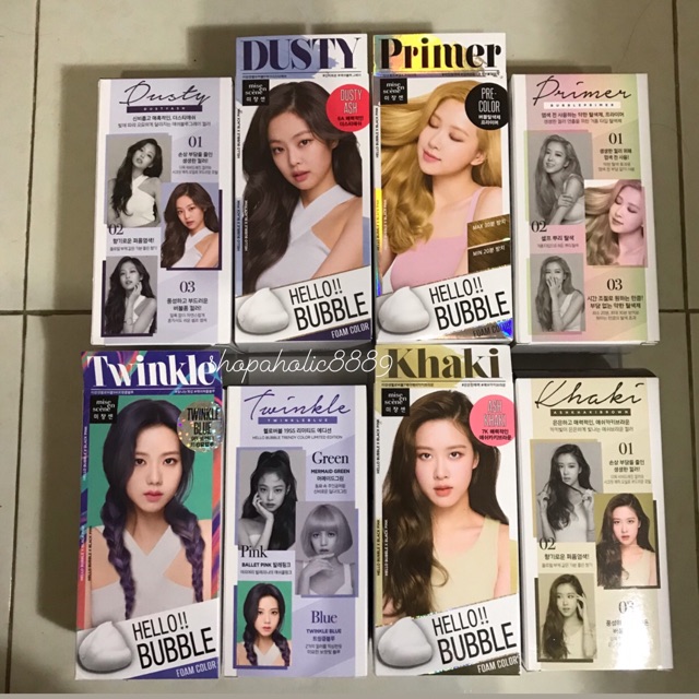 MISE EN SCENE HELLO BUBBLE FOAM COLOR SHAMPOO