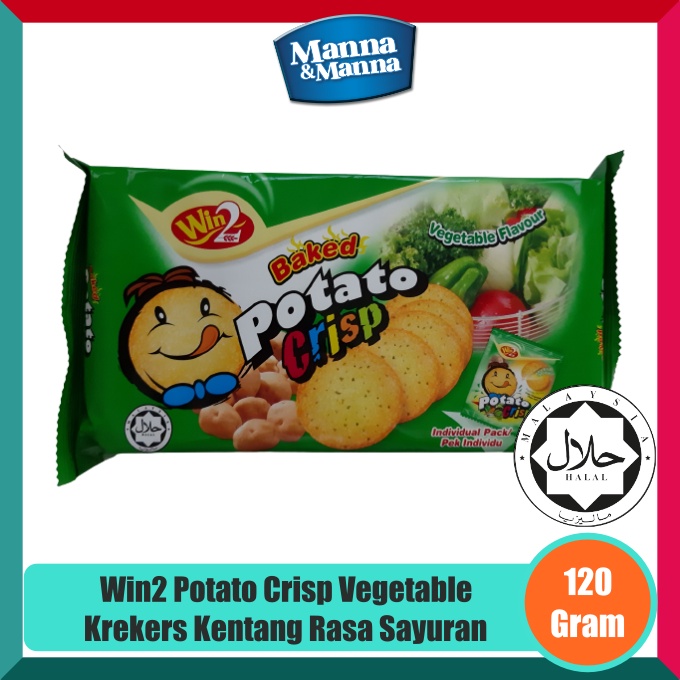 

Biskuit Kentang Renyah Malaysia Rasa Sayuran Win2 - 120 Gram