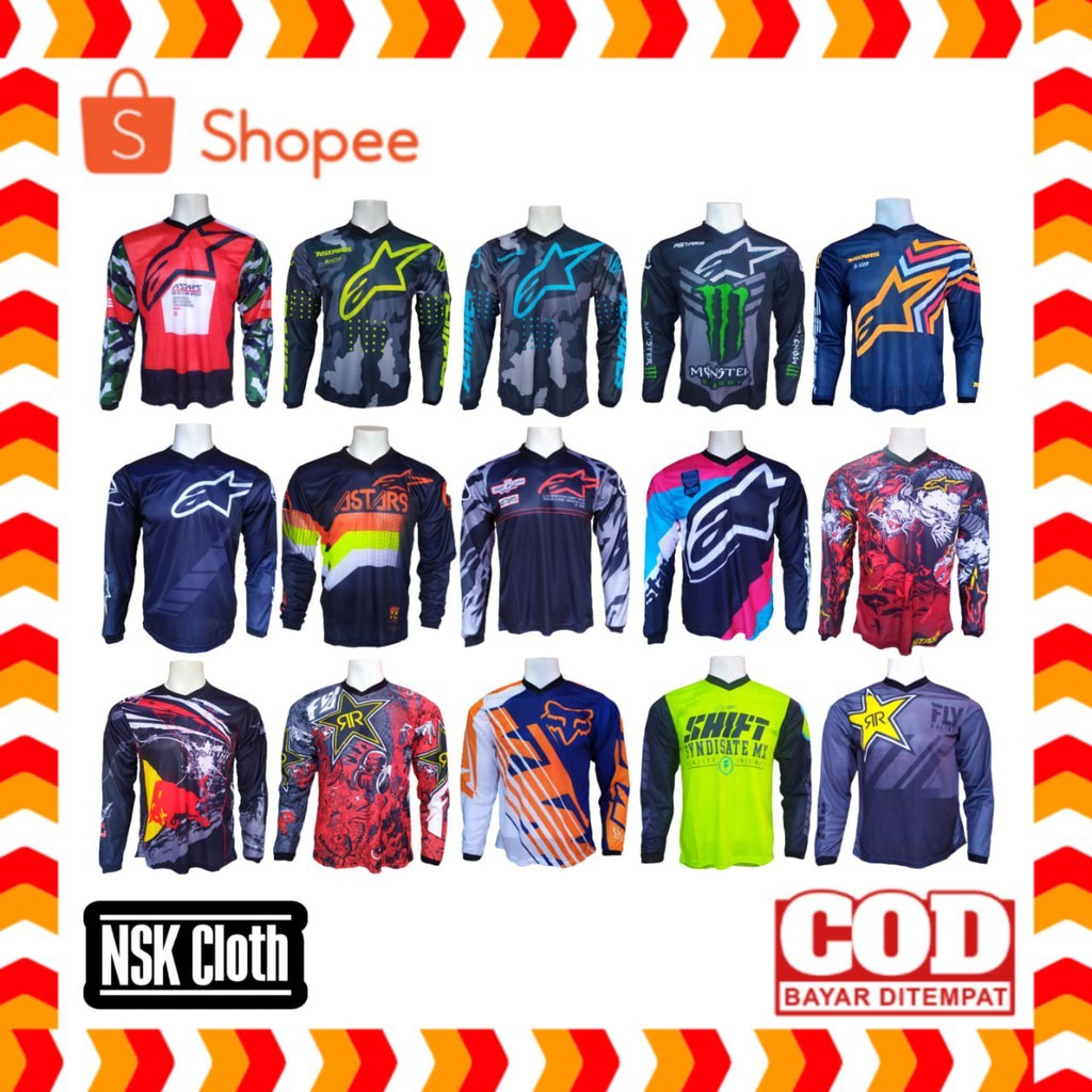 JERSEY SEPEDA / BAJU SEPEDA MTB SEPEDA LIPAT SELI DOWNHILL