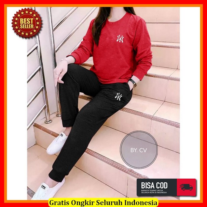 Rocella Series Zamora Jogging Setelan Baju Celana Olahraga Senam Jogging Aerobic Lari Sepeda Basket 