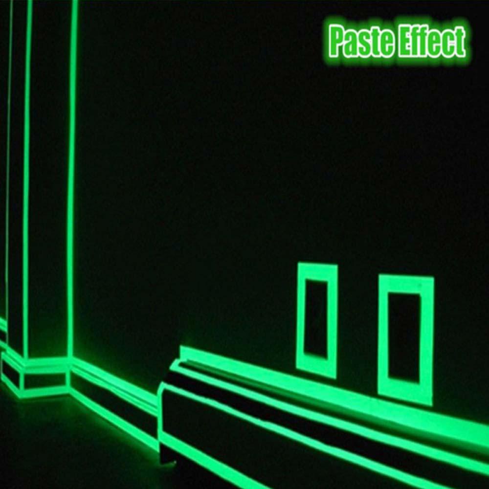 NICKOLAS1 Luminous Stiker Neon Tape Alat Pancing Pancing Perban Glow Gelap Self luminous Strip Luminescent Glow Tape Perekat Diri