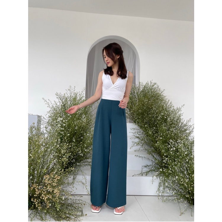 B-0107 Culotte Kulot Premium Best Seller-TEAL BLUE