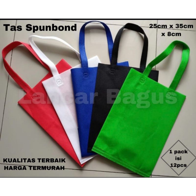 

Tas Spunbond Tali Goodie Bag Non Woven 25x35x8cm