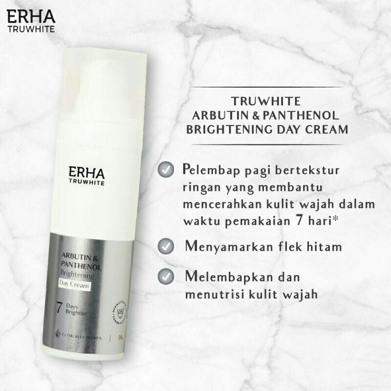 Erha Truwhite Arbutin &amp; Panthenol Brightening Day Cream