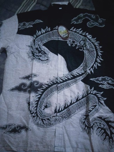 Kemeja Batik Motif Hitam Putih Aneka Motif Corak Ca1ca6