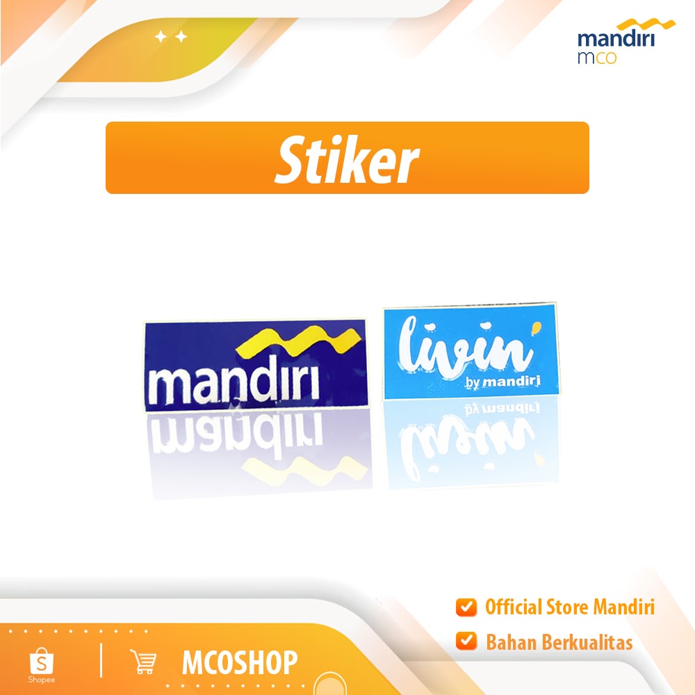 

Stiker Mandiri & Livin